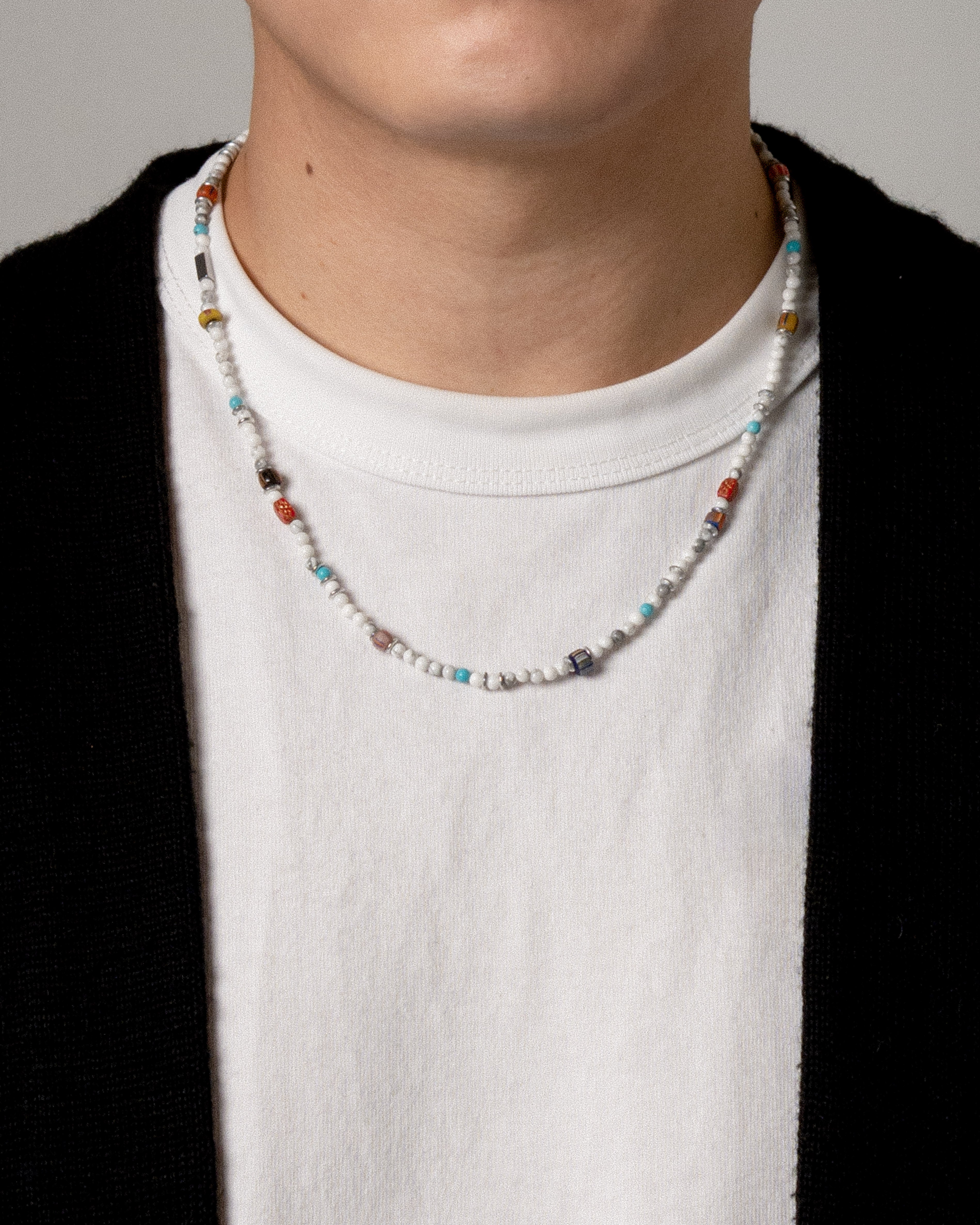 Kleu Howlite Mix Beaded Necklace