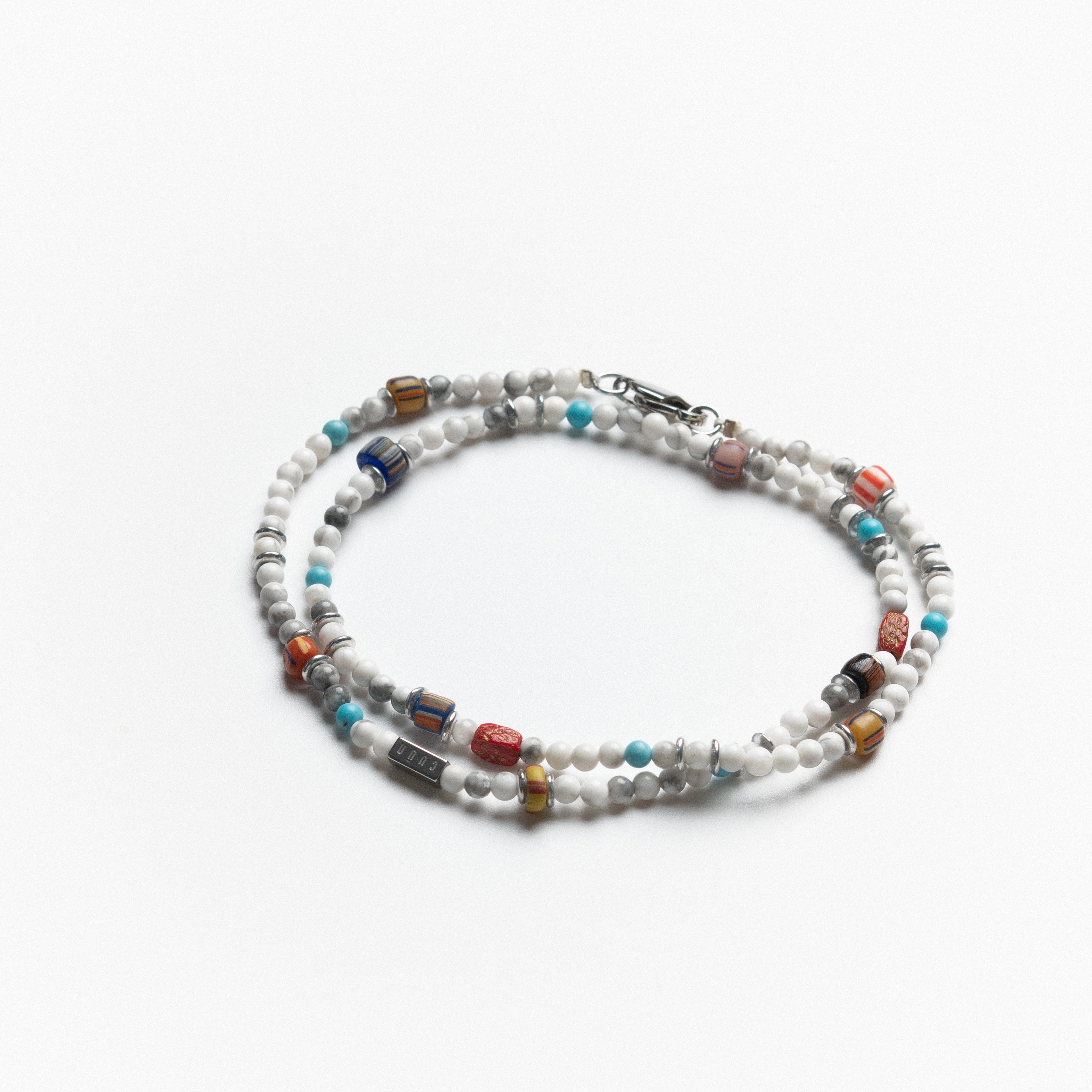 Kleu Howlite Mix Beaded Necklace