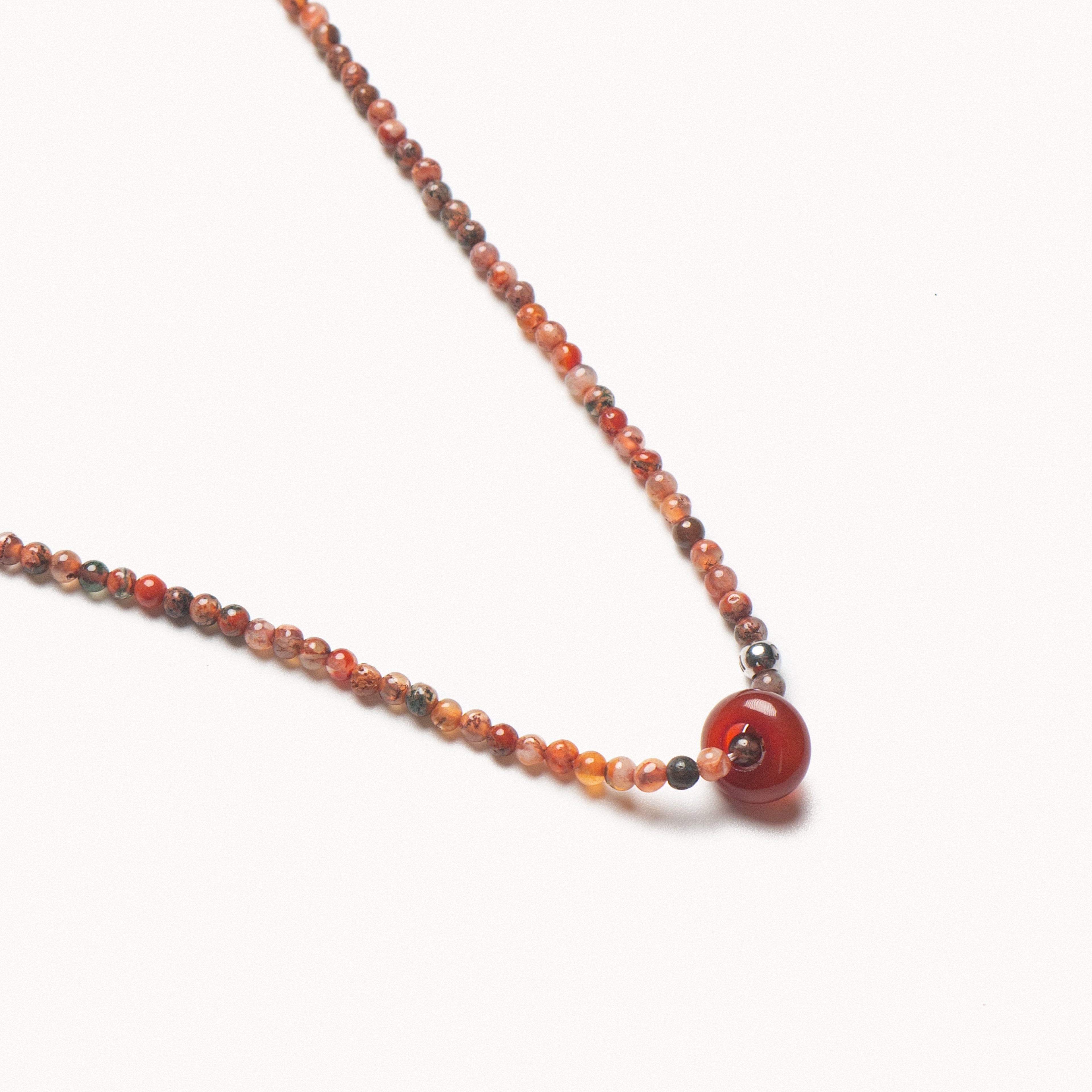 Sera Red Agate Necklace